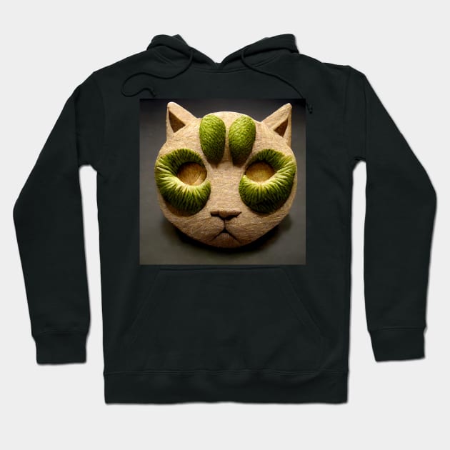 Kiwi Cat Hoodie by Happy Woofmas